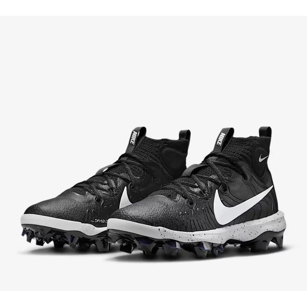 Nike Men's Alpha Huarache NXT MCS Black Baseball Cleats DJ6519-002 New Size 10.5